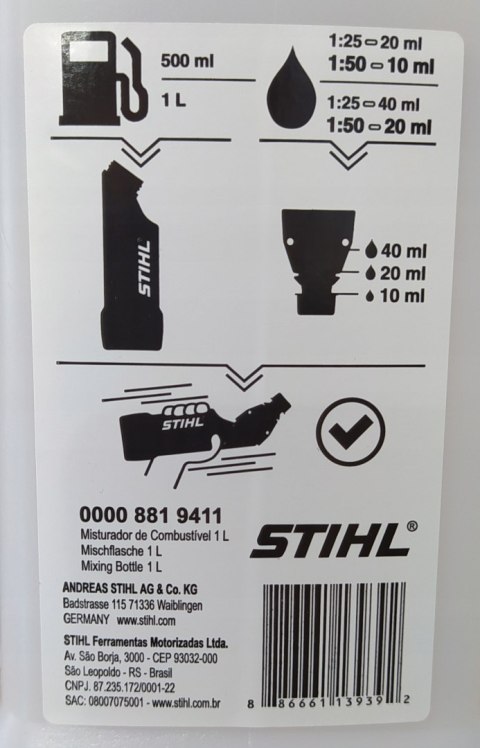 Butelka do mieszanki paliwowej Stihl 0000 881 9411 1 l