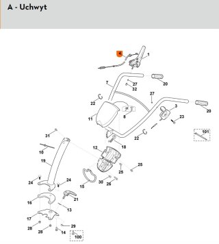 Linka sprzęgła VIKING STIHL