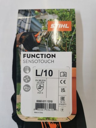 RĘKAWICE Rękawiczki Ochronne SensoTouch Wygodne Uniwersalne STIHL R. L/10