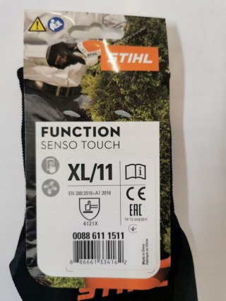STIHL Rękawiczki Ochronne SensoTouch Wygodne Uniwersalne R. XL/11