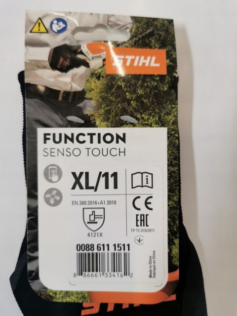 STIHL Rękawiczki Ochronne SensoTouch Wygodne Uniwersalne R. XL/11 STIHL Rękawiczki Ochronne SensoTouch Wygodne Uniwersalne R. XL/11