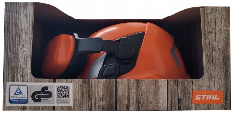 STIHL kask dla dziecka do zabawy w pilarza z nausznikami do zabawy zabawka STIHL kask dla dziecka do zabawy w pilarza z nausznikami do zabawy zabawka