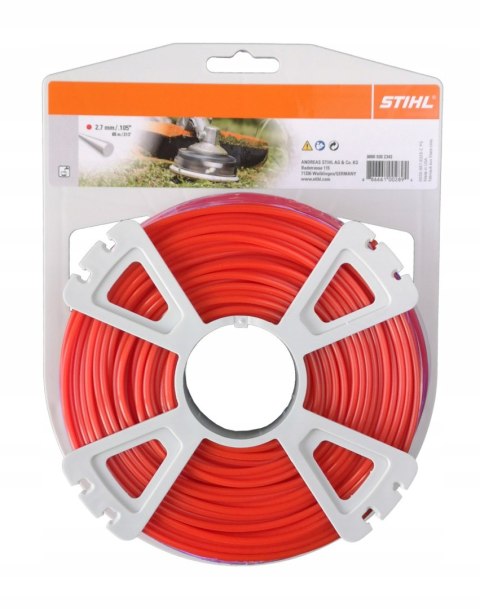 STIHL żyłka tnąca Okrągła 2,7 mm x 65 m STIHL żyłka tnąca Okrągła 2,7 mm x 65 m