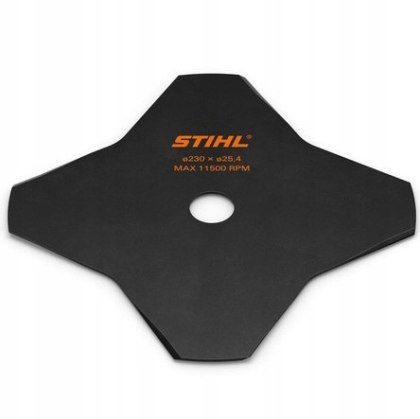 Tarcza tnąca STIHL do trawy GrassCut, 4 ostrza, 230mm śr.otw. 25,4 mm