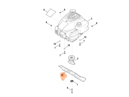 Nóż do kosiarki STIHL/Viking