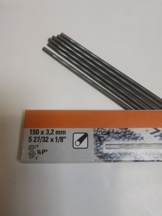 Pilnik okrągły śr. 3,2 x 150 mm