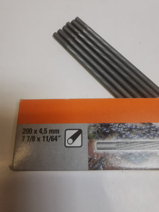 Pilnik okrągły śr. 4,5 x 200 mm