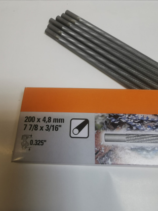 Pilnik okrągły śr. 4,8 x 200 mm