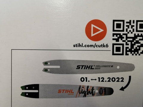 Prowadnica Light 01 – 8Z, 1/4”P, 1,1mm 30cm