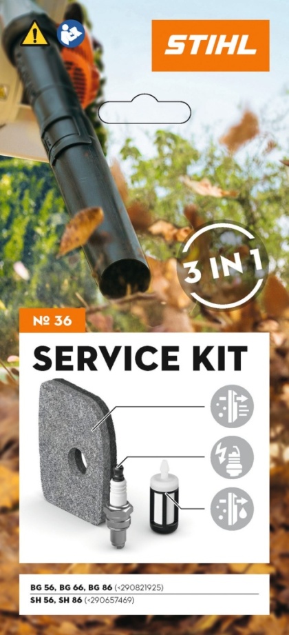 STIHL Zestaw serwisowy NR.36 do BG 56/66/86, SH 56/86 - (do 2012) Orginał