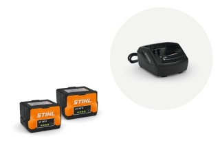 Zestaw startowy STIHL z 2 akumulatorami AK 30 S i ładowarką AL 101 Orginał
