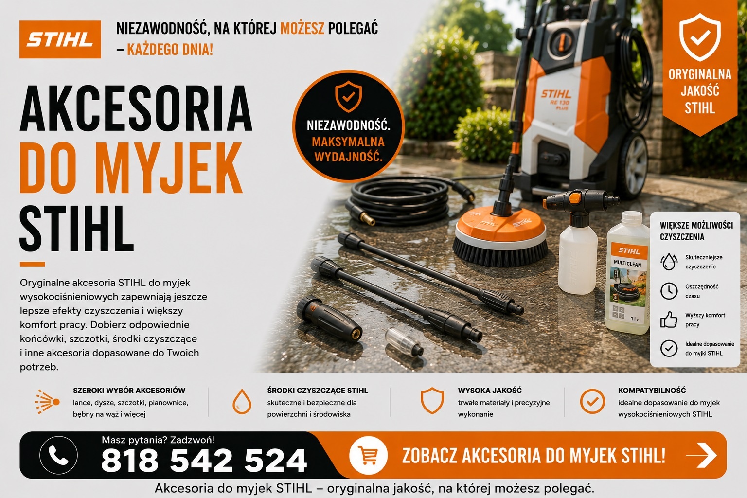 Akcesoria Myjki wysokociśnieniowe