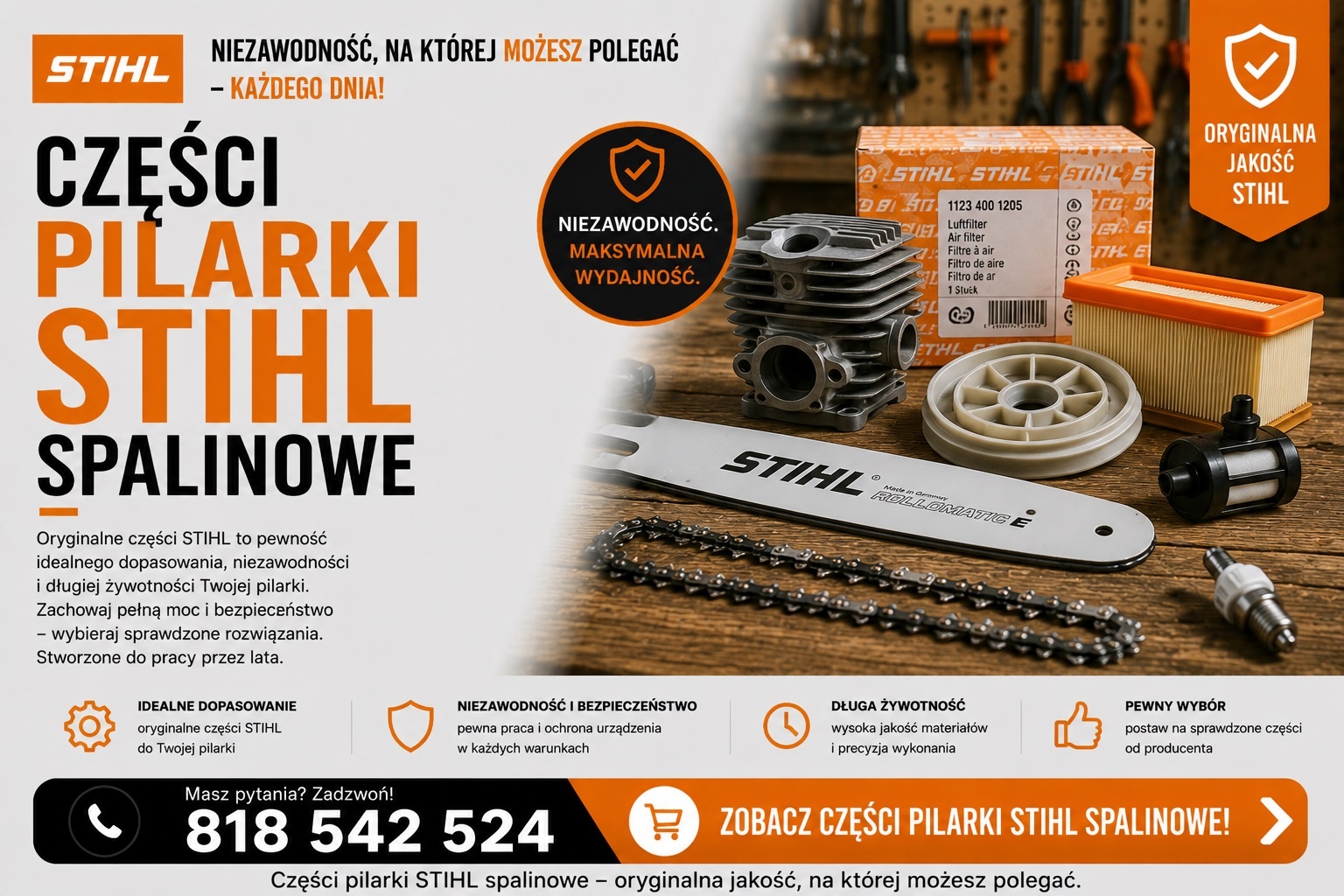 Części do starszych pilarek STIHL