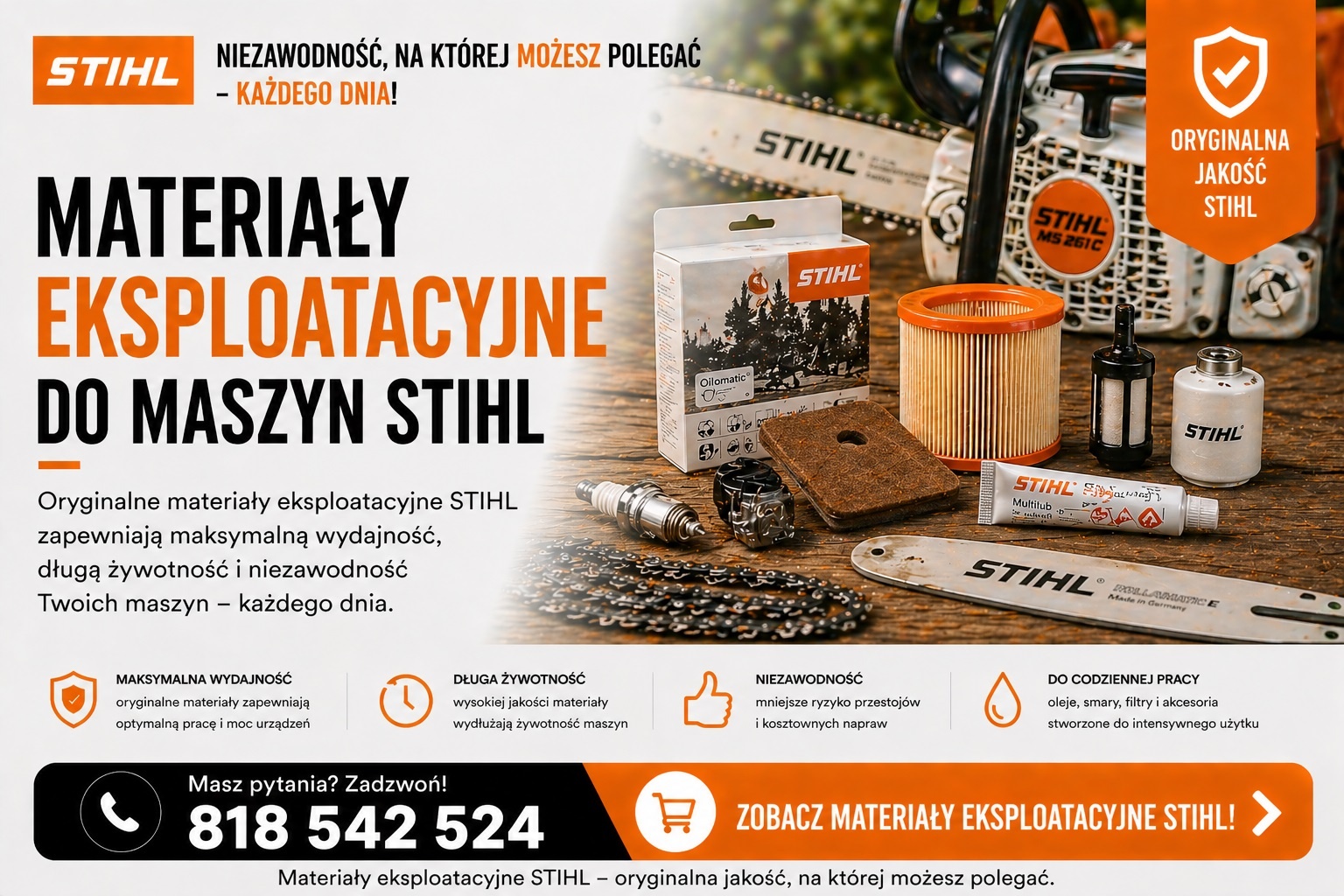 Materiały eksploatacyjne