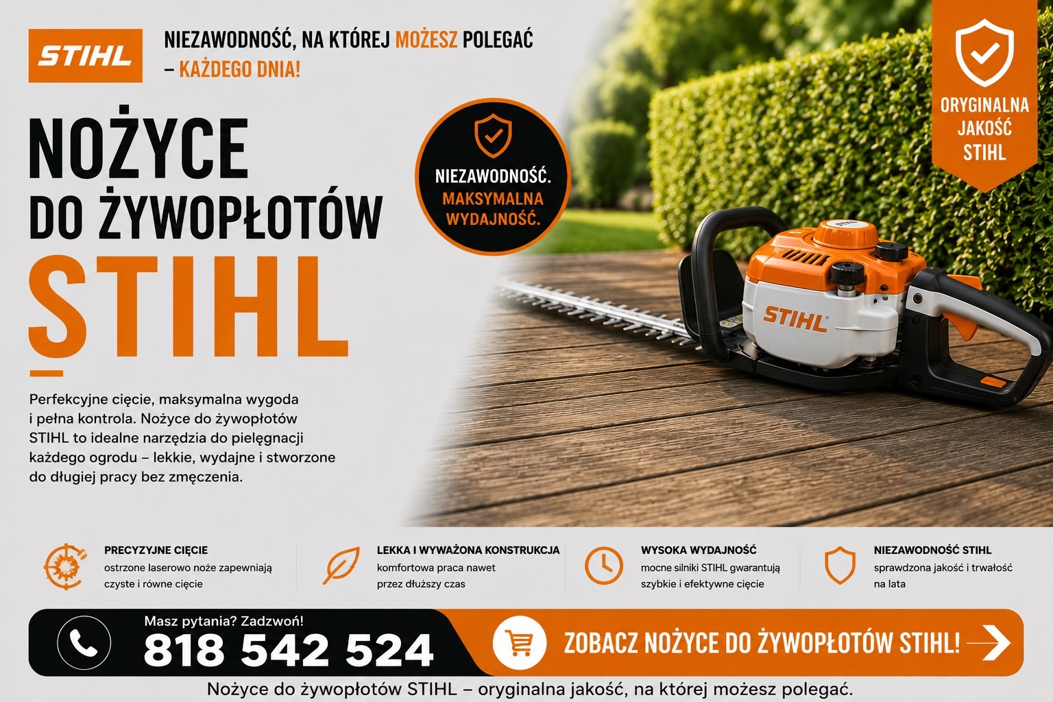Nożyce do żywopłotu STIHL
